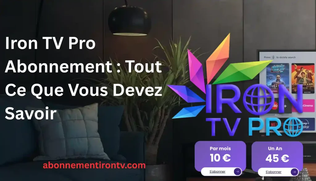 iron tv pro abonnement